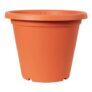 Clever Pots round Plant Pot with Reservoir Terracotta 40cm