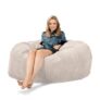 CloudSac 1010 XXL Memory Foam Bean Bag Sofa – Ivory