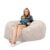 CloudSac 1010 XXL Memory Foam Bean Bag Sofa – Ivory