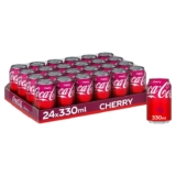 Coca Cola Classic Can Cherry 330 ml (Pack of 24) (£11.87/£10.62 S&S)