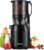 Cold Press Juicer, Fretta Slow Masticating Machines with 135mm&1.8L Chute, Fit Whole Fruits & Vegetables, Easy Clean,Self Feeding Juicer with High Juice Yield,PCTG BPA-Free, 250W (Black)