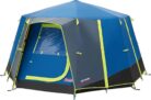 Coleman Tent Octago, 3 Man Tent Ideal for Camping in the Garden, Dome Tent, Waterproof 3 Person Camping Tent with Sewn-in Groundsheet