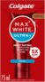 Colgate Max White Ultra Enamel Toothpaste 75ml, Whitens Deep Stains for 5X Whiter Teeth, ActiveShine Technology Smoothes Enamel Surface to Reflect Light, Protects and Remineralises Enamel