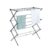 Collapsible Clothes Drying Rack, Metal, Grey, 105cm