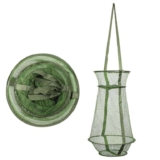 Collapsible Fish Basket Mesh Fish Trap Portable Fish Cage Foldable Fishing Keep Net for Keeping Fish Alive