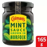 Colmans Mint Sauce 165 g. Mint grown in Norfolk. Free C&C.