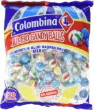 Colombina Colombina Jumbo Mint Balls Blue Raspberry & Cherry, Bag of 120(Pack of 1)