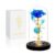 Colorful Blue Light-up Rose in Glass Dome Gift