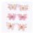 Colorful Butterfly Hair Clips for Girls Pink 6-Pack