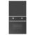 Cooke & Lewis Integrated Fan Oven & Ceramic Hob Black
