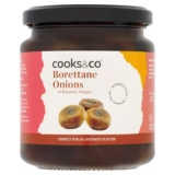 Cooks&Co Grilled Borettane Onions in Balsamic Vinegar 6 X 280g – S&S £14.82