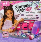 Cool MAKER, Shimmer Me Body Art with Roller, 4 Metallic Foils and 180 Designs, Temporary Tattoo Kids Toys for Ages 8 and Up