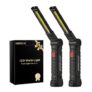 Coquimbo 2-Pack Work Light LED Torch, 360 Rotate, Magnetic Hook