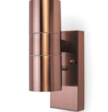 Coral UP/DOWN Wall Light – COPPER – c/w Photocell