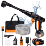 Cordless Pressure Washer, Portable Power Washer with 4.0Ah Battery with code. Sold by Zhitaozhang Tool Store