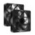 Corsair RS140 MAX 140mm PWM Thick Fans High Static Pressure Liquid Crystal Polymer Construction Dual Pack Black