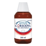 Corsodyl Mouthwash for Gingivitis, Chlorhexidine, Alcohol-Free, Mint, 300ml