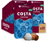 Costa Smooth Decaf Roast Aluminium Coffee Pods (Pack of 10, Total 100 Coffee Capsules)