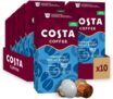 Costa Smooth Decaf Roast Aluminium Coffee Pods (Pack of 10, Total 100 Coffee Capsules)