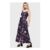 Cottage Chorus Maxi Dress BLACK/PURPLE