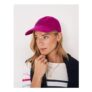 Cotton Crew Logo Cap in Purple