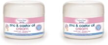 Cotton Tree Zinc And Castor Oil Cream For Nappy Rash, White (Pack of 2)