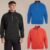 Craghoppers Mens Esk Half Zip Fleece ( XS – XXL ) / Pimento red / Black – with DFC code free delivery with free sign up