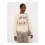 Cream Amalfi Coast Fish Graphic Sweatshirt
