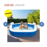 Creative Kids Family 7ft Lounge Pool