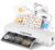 Crenova A4 Laminator Machine, Hot & Cold Laminator with Fast Warm-Up, ABS Anti-Jam, Includes 10 Laminating Pouches, Bubble-Free for Home, Office & School Use (White)