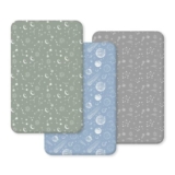 Crib Sheets 51 X 85 Cm Super Soft & Breathable Bedside Crib Fitted Sheets