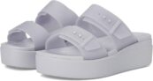 Crocs Unisex Brooklyn Bucklefrostedlowwedge Sandal