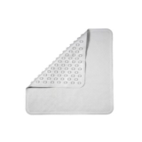 Croydex Rubagrip Square Shower Mat, Suction Cups, Non-Slip