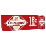 Cruzcampo Sevilla Lager Beer Cans 18x440ml