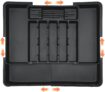 Cutlery Drawer Organiser, Compact Drawer Divider for Knives,xtendable Cutlery Tray,Multipurpose Storage for Forks and Spoons,Black,Large