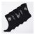 D Hardy Mens Croix Five Pack Dress Socks Black