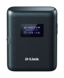 D-Link DWR-933 4G LTE-Advanced Cat 6 Wi-Fi Hotspot, 300 Mbps, Portable, Battery-Powered Up to 14 Hours, Dual-Band Wireless AC1200