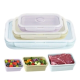 DEAL STACK – CUISITOOL Silicone Food Storage Containers Set – 3 Pack, 2000/1200/800ml