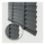 DEAL STACK – Dark Grey Faux Wood Venetian Blinds, 50mm Slats, 90x213cm