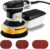 DEKOPRO Random Orbit Sander 300W with 16Pcs Sandpapers, 6 Variable Speed 14000RPM, 125MM Hand Electric Tool, Dust Removal Function, Fit for Woodworking/Sanding