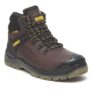 DEWALT Size 7 Brown Waterproof Steel Toe Cap Safety Boots (Free C&C)