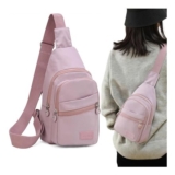 DILUSILK 5-Layer Sling Chest Bag for Women, Waterproof and Anti-Theft