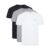 DKNY Mens Giants Three Pack T-Shirts Black/White/Grey Marl