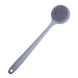 DNC Silicone Back Scrubber for Shower Bath Body Brush with Long Handle