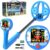 DR.ÖTEK Kids Metal Detector Innovative Color LCD Display, 17cm LED-Lit Coil, Adjustable & Ultra-Lightweight Metal Detector Kids, Child-Safe Rounded Design for Ages 3-12, Blue