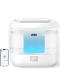 DREO 4L Smart Humidifier for Bedroom Baby, Cool Mist Humidifiers for Home, 28dB Quiet Humidifier, LED Display, Humidity Sensor