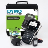 DYMO LabelManager 280 Rechargeable Handheld Label Maker Kit QWERTY Keyboard with 2 Rolls of D1 Labels & Carrying Case