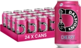Dalstons Sparkling Cherry Soda (24 x 330ml) – Real Pressed Cherries & Sparkling Water – 46 Kcal – No Added Sugar – No Artificial Sweeteners – Healthy Alternative – Low Calorie – Vegan