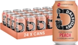 Dalstons Sparkling Peach Soda (24 x 330ml) – Real Squeezed Peach & Sparkling Water – 49 Kcal – No Added Sugar – No Artificial Sweeteners – Healthy Alternative – Low Calorie – Vegan