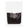 Dark Brown Shoulder Tote Bag